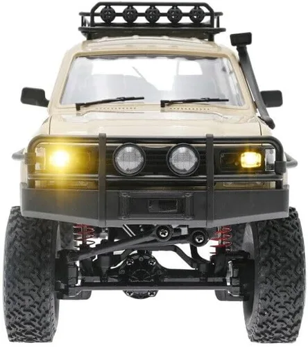 Miniatura 7 de RC Rock Crawler RC Truck 4x4 WPL C54-1 RTR Escala 1/16 RC Crawler, camión todoterreno todo terreno con chasis y choque mejorados, caja de cambios