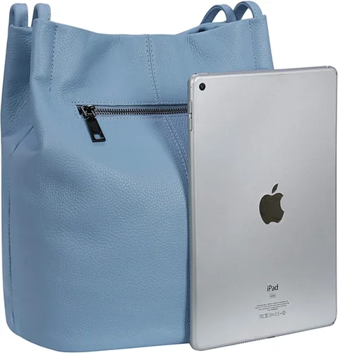 Miniatura 3 de Iswee - Bolsos de cuero genuino, diseño de hombro Hobo, bolsos para mujer