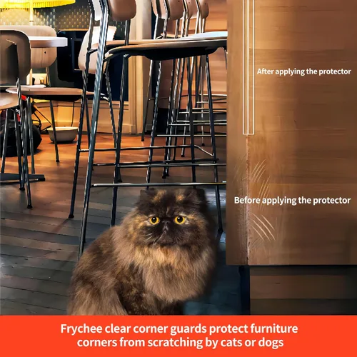 Miniatura 8 de Protectores de esquina adhesivos transparentes para paredes - 4 piezas de protectores de esquinas y bordes para bebés, muebles, puertas, mesas