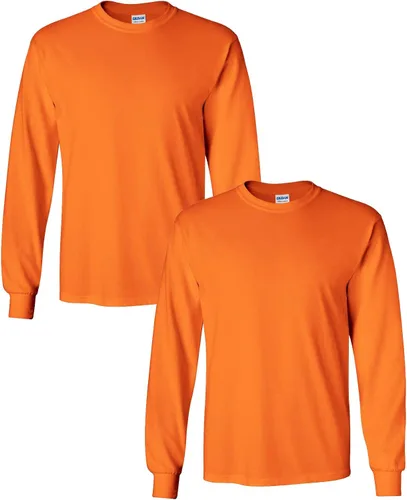Miniatura 28 de Gildan - Camiseta DryBlend de manga larga para adulto, estilo G8400, paquete de 2