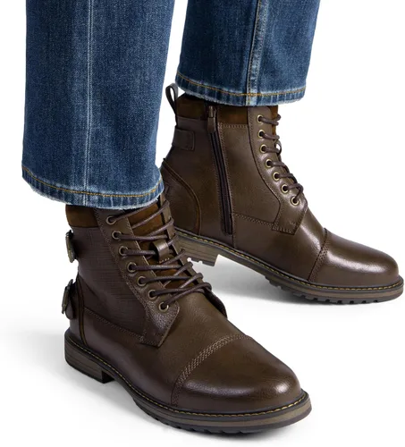 Miniatura 8 de Bruno Marc Botas de motocicleta para hombre, botas de vestir Oxford