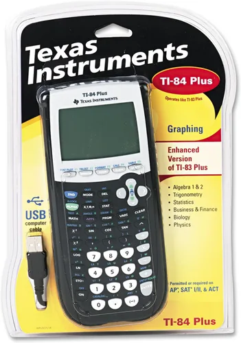 Miniatura 2 de Texas Instruments TI-84 Plus Calculadora gráfica, Negra 320 x 240 píxeles (7,1 cm de diagonal)