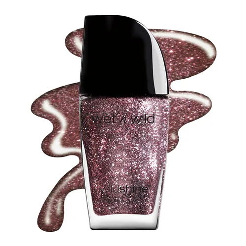 Miniatura 22 de wet n wild Wild Shine Esmalte de uñas, caleidoscopio, capa superior con purpurina, color de uñas