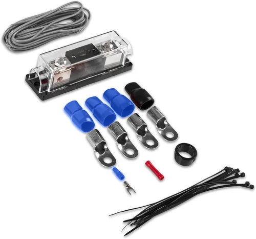 Miniatura 6 de Belva True 1/0 Calibre AWG Premium CCA Kit Completo de Cableado de Amplificador con Cable RCA OFC de 2 Canales - BAK02BL Azul