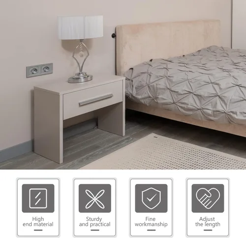 Miniatura 2 de 1 juego de dispositivo anti-ruido para cabecero de cama, estabilizador de cabecero de cama, tapón de marco de cama ajustable, tapones de cabecero