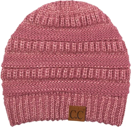 Miniatura 350 de C.C Trendy Warm Chunky Soft Stretch Cable Knit Beanie