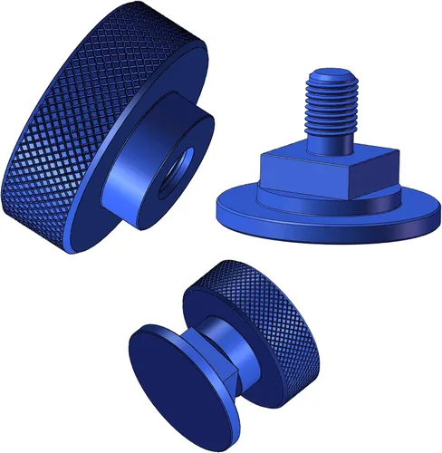 Miniatura 3 de Capucha de soldadura para casco de tubería - 1 par de sujetadores de tubería con patrón de bandera de Estados Unidos azul de aluminio para casco