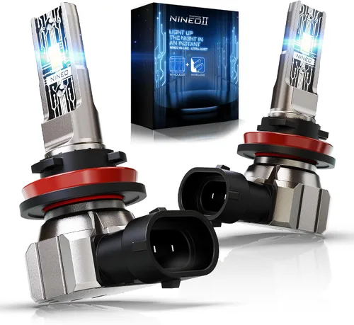 Miniatura 16 de NINEO Bombillas H4, bombillas 9003, 300% superbrillantes, blanco frío 6500K, tamaño mini real 1:1, Plug and Play, accesorio de deportes motorizados