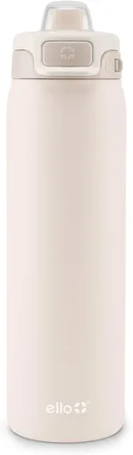 Miniatura 62 de Ello Pop & Fill Insulated Stainless Steel Water Bottle with Quick Fill Lid, Leakproof Locking, Sip or Chug Spout, BPA-Free, Double Wall Vacuum Negro