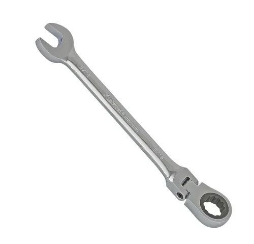 Miniatura 7 de T44024 Llave combinada de trinquete flexible, acabado cromado, 3/4