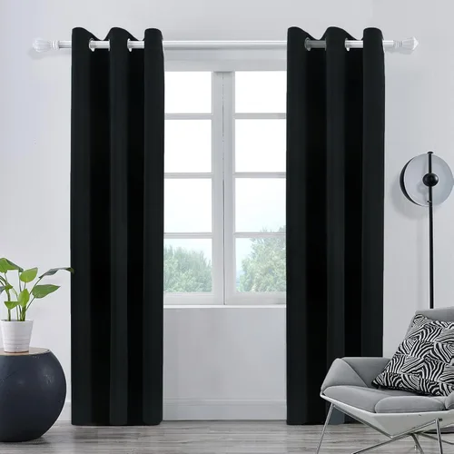 Miniatura 64 de Pickluc Cortinas Opacas Azul Marino para Sala de Estar, Cortinas Bloqueadoras de Luz con Ojales, Aislamiento Térmico, Reducción de Ruido, 52 Azul