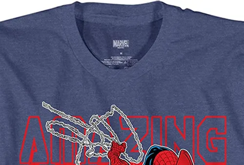 Miniatura 7 de Marvel Boys Comics Avengers Shirt Spiderman, Ironman, Capitán América y Hulk Tee Throwback Classic T-Shirt