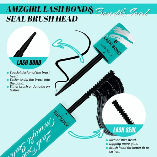 Miniatura 2 de Lash Bond and Seal Pegamento para Racimos de Pestañas House of Lash Racimos Bond y Sellador Overnighter 12ml Larga Duración 72 Horas Pegamento Negro