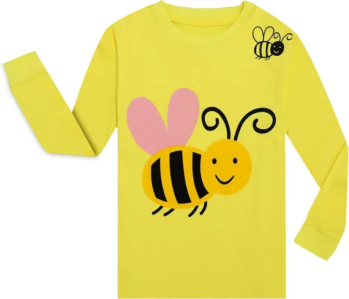 Miniatura 2 de Qtake - Pijama para niñas (100% algodón, talla 12M-12Años)