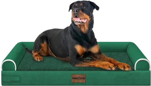 Miniatura 45 de Cama ortopédica lavable para perros medianos y grandes: cama con cojines de apoyo para perros medianos y grandes, cama impermeable de espuma tipo