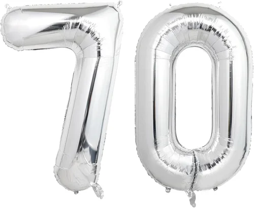 Miniatura 80 de SINBEE Globo dorado del número 10, papel de aluminio Mylar de 40 pulgadas, decoración de fiesta reutilizable para cumpleaños, aniversario, Oro