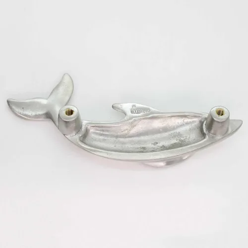 Miniatura 5 de Costello Coastal - Tirador de cajón Dolphin (orientado a la izquierda) Colección de herrajes de peltre
