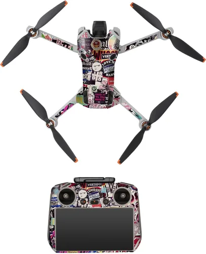 Miniatura 10 de Mavic Mini4 Pro Skin Wrap para DJI Mini 4 Pro Cámara Drone Cuerpo Brazos RC2 Control Remoto Conjunto completo Adhesivo Adhesivo a prueba de arañazos