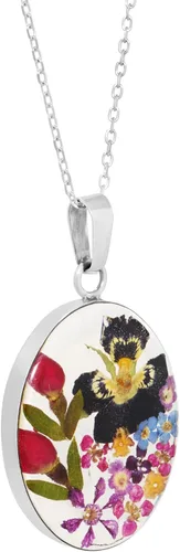 Miniatura 16 de Amazon Essentials Collar con colgante de flor prensada de plata de ley y oro sobre plata esterlina (anteriormente colección Amazon)