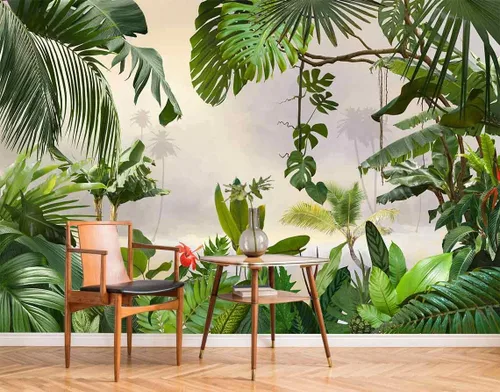 Miniatura 8 de Bormia Road Forest - Papel pintado de pared para dormitorio, tamaño grande, 108 x 75 pulgadas 008