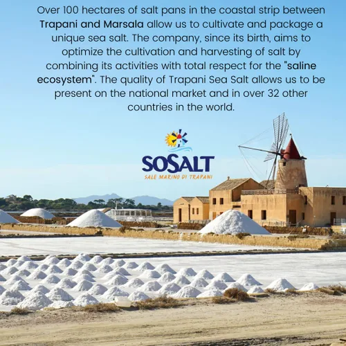 Miniatura 3 de SOSALT DAL MARE DI TRAPANI - Sal marina fina de Sicilia, (22.0 lbs) 22 lb Bolsa a granel para servicio de alimentos, todo natural, sal marina
