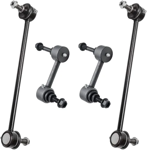 Miniatura 90 de Detroit Axle - 4 barras estabilizadoras para Acura EL Honda Civic 01-05, 4 barras estabilizadoras delanteras y traseras de repuesto 2001 2002 2003