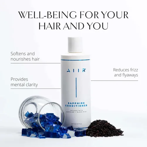 Miniatura 3 de AIIR Acondicionador de zafiro: añade brillo y suavidad, los aminoácidos repara y fortalece el cabello dañado, hidrata e hidrata el cabello seco
