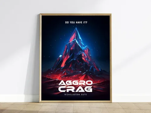 Miniatura 8 de Nickelodeon Guts Aggro Crag Framed Wall Art 8x10 in/Black Floating Frame Canvas