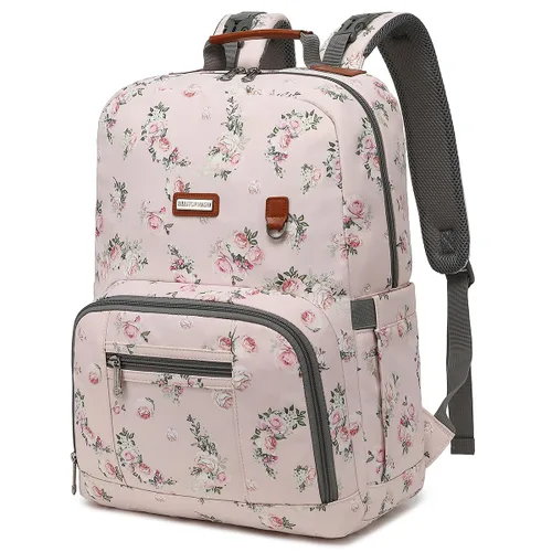 Mochila para pañales, grandes bolsas de pañales para bebé con cambiador portátil para niños y niñas, mochila de viaje multifuncional para mamás y