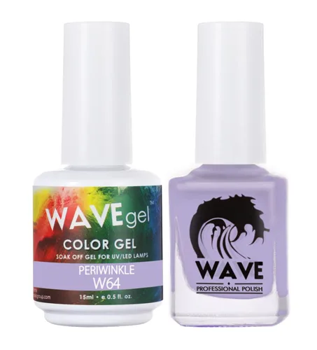 Miniatura 67 de WAVEGEL - Juego dúo de gel y esmalte de uñas a juego - Colección Simplicity - #P109 Blizzard I 0.5 onzas