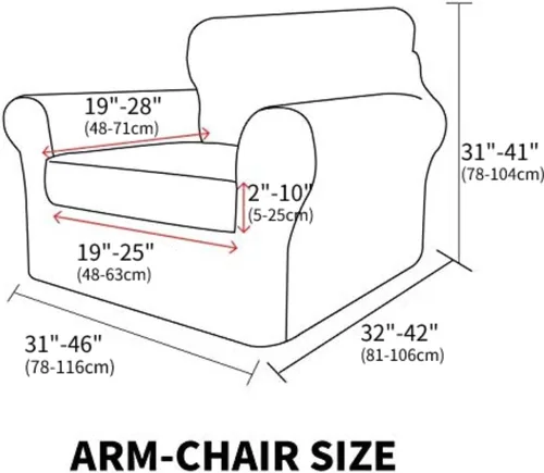 Miniatura 6 de MAXIJIN funda para sofá de 4 piezas, para sofás de 3 plazas, muy elástica, no se desliza, para perros, para mascotas, protector elástico de muebles