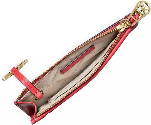 Miniatura 3 de MICHAEL Michael Kors Signature Jet Set - Estuche para tarjetas tamaño mediano delgado carmesí Carmesí M