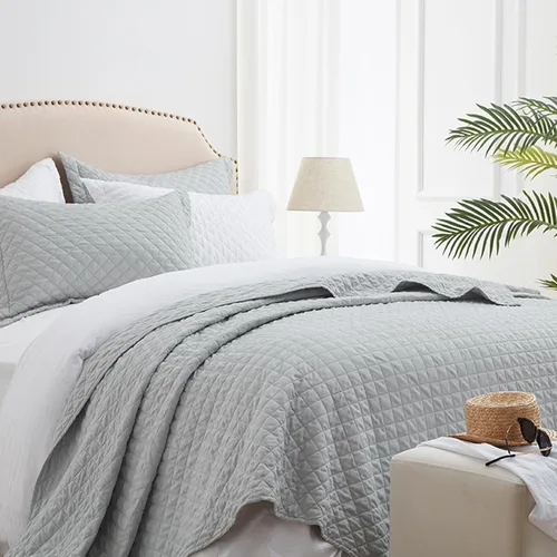 Miniatura 26 de SunStyle Home Colchas Tamaño Queen Verde Oliva, Cubrecamas Edredón Ligero, Juego de Ropa de Cama Tamaño Full Queen, Colcha Coverlet con Costuras 01