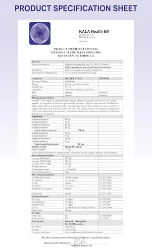 Miniatura 9 de Fórmula única con los 8 tocoferoles y tocotrienoles vitamina E - No contiene HAP, metales pesados, contaminantes o conservantes - Certificado