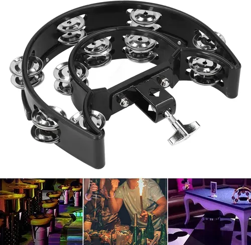 Miniatura 2 de Hi Hat Bell - Pandereta portátil para guitarristas para reuniones de amigos