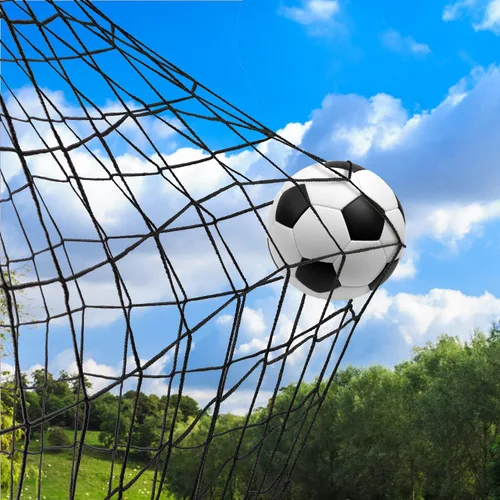 Miniatura 2 de Red de protección trasera para fútbol, red de barrera de alto impacto, malla de nailon para practicar deportes de 10 x 20 pies/10 x 30 pies/10 x 40
