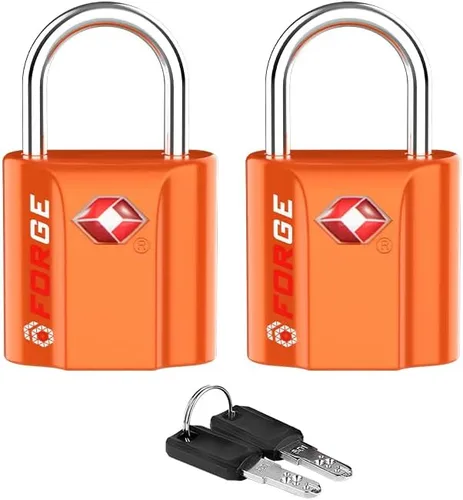 Candados de equipaje aprobados por la TSA, candados de viaje con llave plana ultra segura, con cuerpo de aleación de zinc