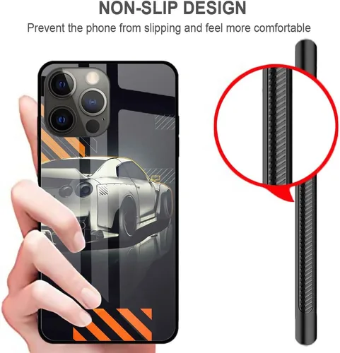 Miniatura 2 de Funda compatible con iPhone 13, fundas de teléfono para hombres y mujeres, goma de silicona suave totalmente envuelta, marco antideslizante y a
