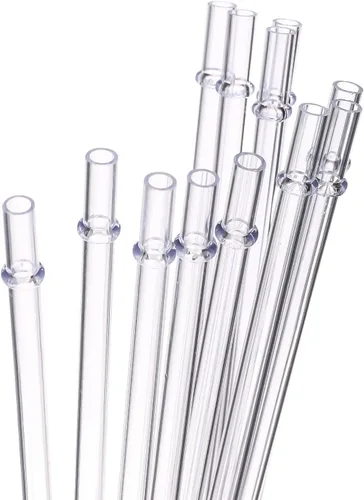 Miniatura 9 de Dakoufish Pajitas de repuesto de plástico transparente de 12 pulgadas de largo para tarros Mason de 40 onzas, 30 onzas, 24 onzas, juego de 12