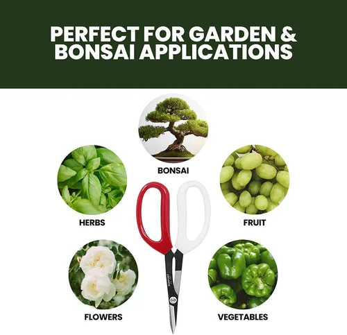 Miniatura 3 de Zenport ZS105 Tijeras de lujo, 6.5 pulgadas de largo, tijeras para horticultura y manualidades con cuchillas de acero al carbono duraderas, corte