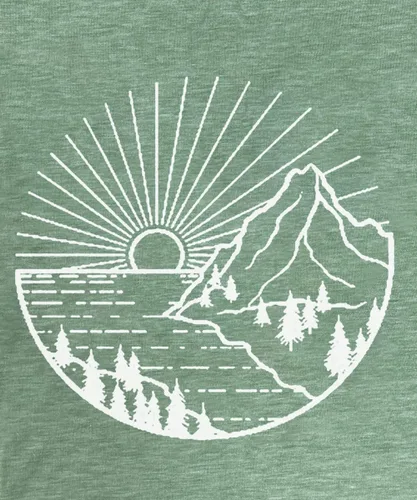 Miniatura 118 de Camisetas sin mangas de senderismo y montaña para mujer, divertidas camisetas de entrenamiento con gráficos de pino y amanecer, camisetas de verano