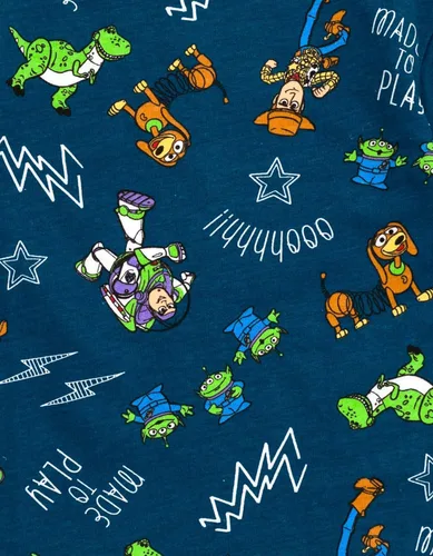 Miniatura 4 de Disney Mickey Mouse Lion King Pixar Toy Story - Conjunto de camiseta y pantalones cortos de felpa francesa para niño grande