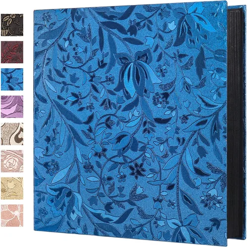 RECUTMS Álbum de fotos con cubierta de cuero, 600 bolsillos, para fotos de 4 x 6 pulgadas, 5 por página, regalo del día de San Valentín, álbum de