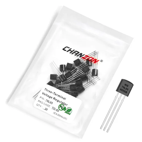 Miniatura 18 de Chanzon TL431 TO-92 Regulador de voltaje ajustable positivo IC, regulador positivo de tres terminales para administración de energía