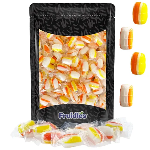 Miniatura 6 de Fruidles Paletas de maíz de Halloween, bolas y barriles, ideales para rellenos de bolsas de golosinas de fiesta de Halloween, envueltas
