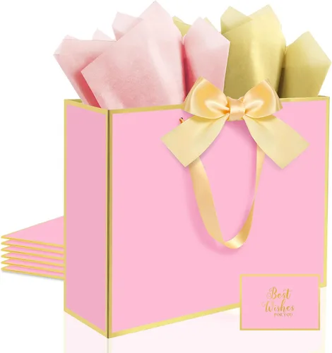 Miniatura 17 de Ethhqu Bolsas de regalo grandes con asas