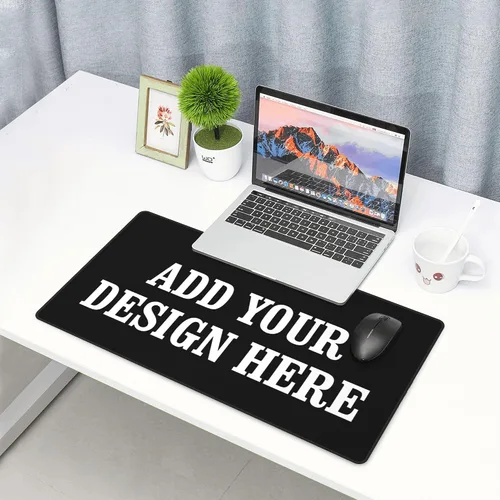 Miniatura 7 de OHORTEB Alfombrilla de mouse personalizada con foto, tapete de escritorio para laptop con imagen y texto personalizados, almohadilla de escritura