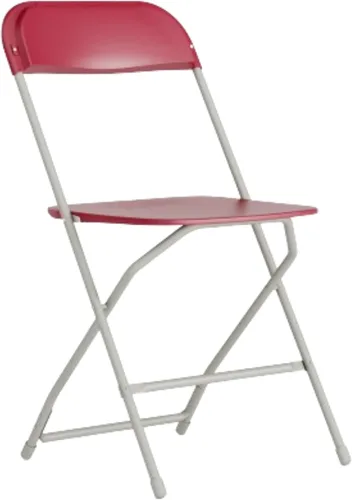 Miniatura 34 de Flash Furniture Hercules Series Silla plegable de plástico, color rojo, paquete de 6, capacidad de peso de 650 libras, cómoda silla para eventos