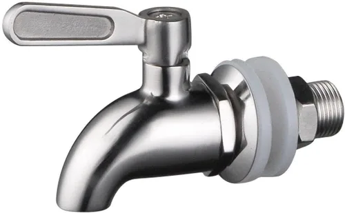 Miniatura 10 de BTSKY Grifo de repuesto para dispensador de bebidas de acero inoxidable que se adapta a apertura de 0.630 in (5/8 pulgadas), grifo de repuesto sin
