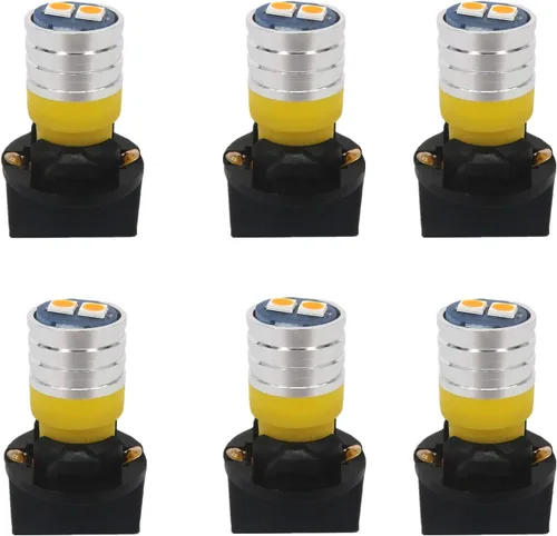 Miniatura 11 de WLJH Bombilla LED T10 Luces de Tablero de Coche Panel de Instrumentos Cluster Medidor Bombilla W5W 2825 194 LED Socket Giratorio PC195 PC194 PC168